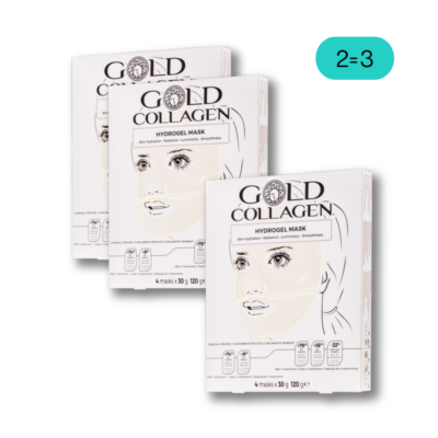 2=3 Gold Collagen HYDROGEL MASK